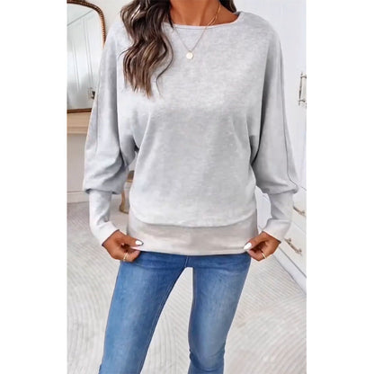 🌸Hot Sale 50% OFF💖Women's Casual Batwing Sleeve Sweater
