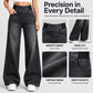 Women's Casual Stretch Wide-Leg Jeans