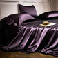 25 Momme Luxury Pure Mulberry Silk Bedding Set of 4（1x Quilt Cover + 1x Bedsheet + 2x Pillowcases）