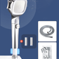 4-mode Handheld Pressurized Shower Head with Pause Switch