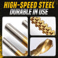 (🎁2024 Hot Sale 49% OFF⏳)Titanium Coated High Speed Steel Serration Bits (Pack of 6)