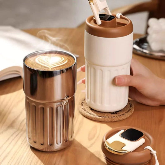 😊Best Gift🎄Coffee Cups With Temperature Display