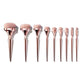9 Pieces Make Up Brushes Tools Kit